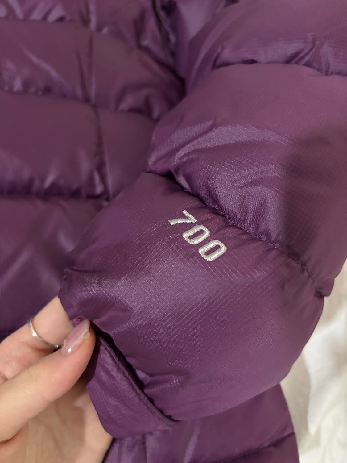 노스페이스 우먼 눕시 700 퍼플 (last price) 상품이미지4