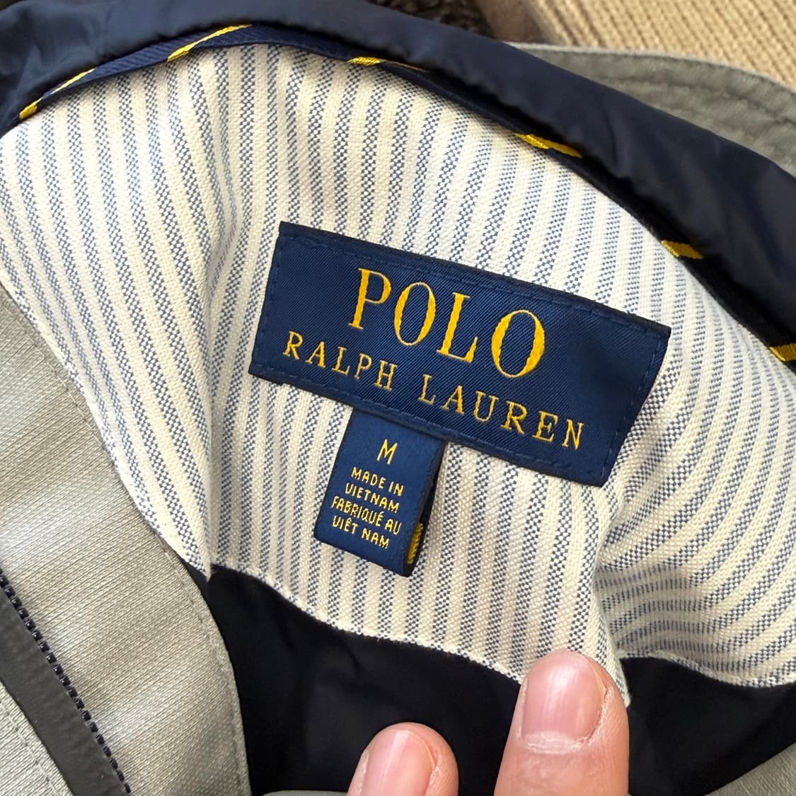 M 폴로랄프로렌 그레이 후드 바람막이 상품이미지4