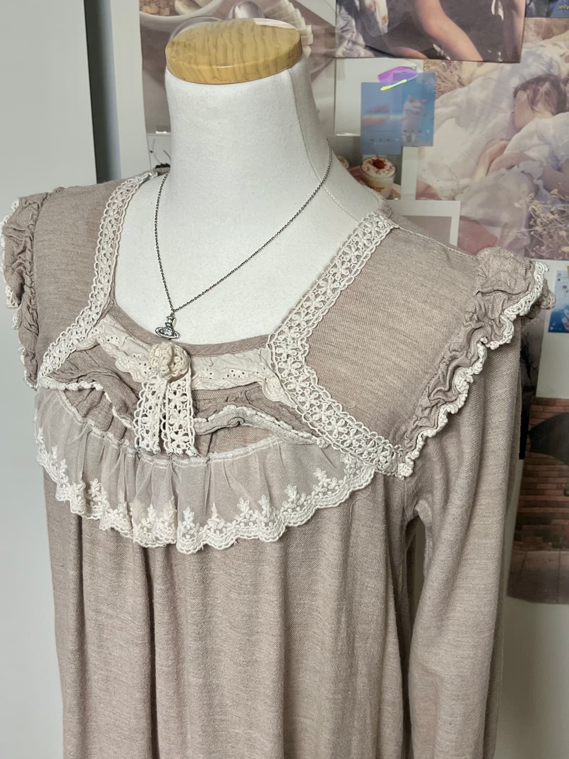 모리걸 하구미 잠옷 롱원피스 상품이미지1