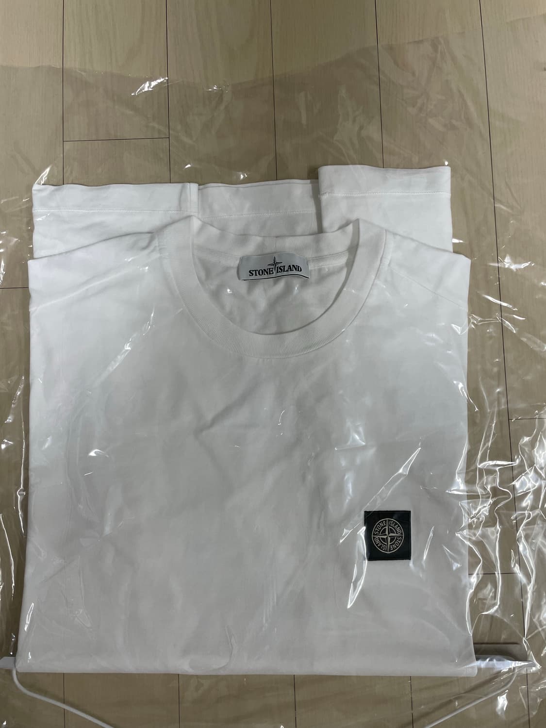 스톤아일랜드 / 패치 로고 반팔 티셔츠 화이트 /3xl 상품이미지4