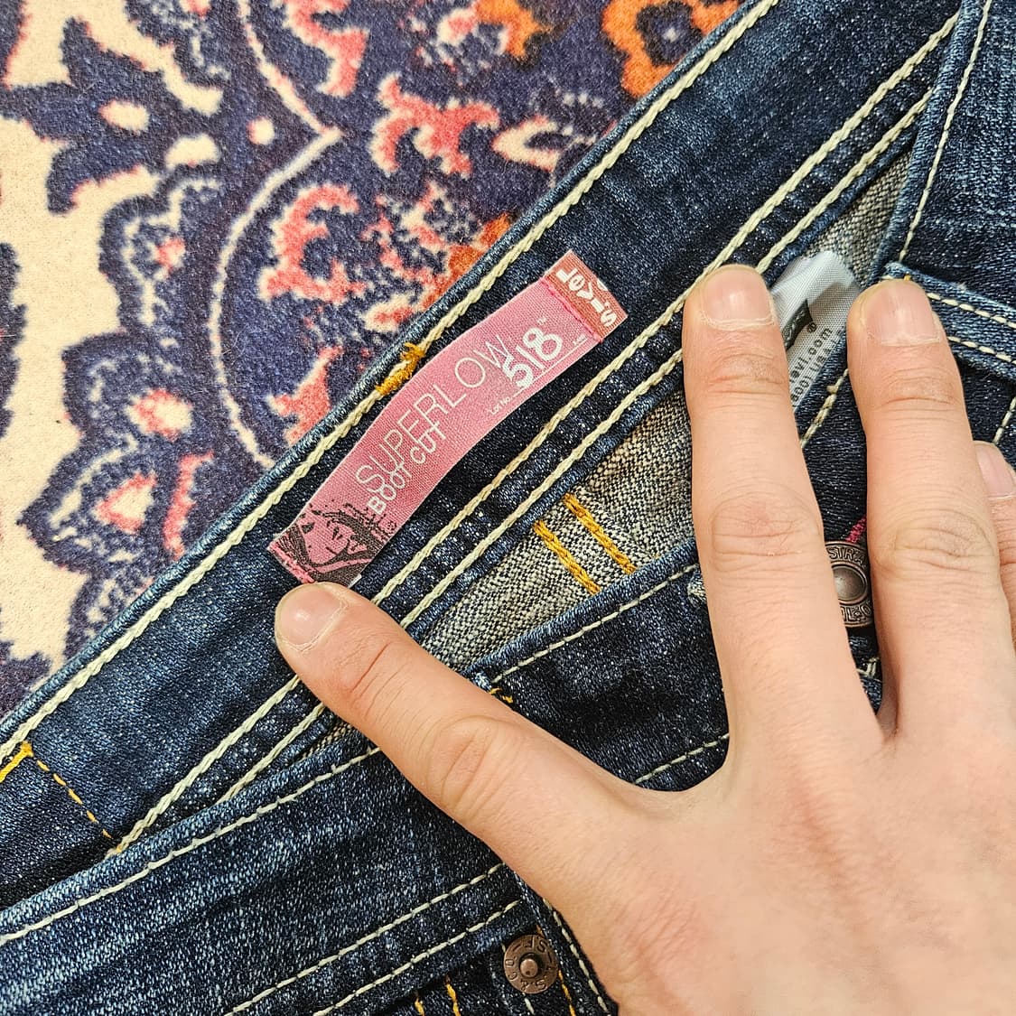 리바이스(Levis) 00's 슈퍼로우 No.518 부츠컷 데님  상품이미지7