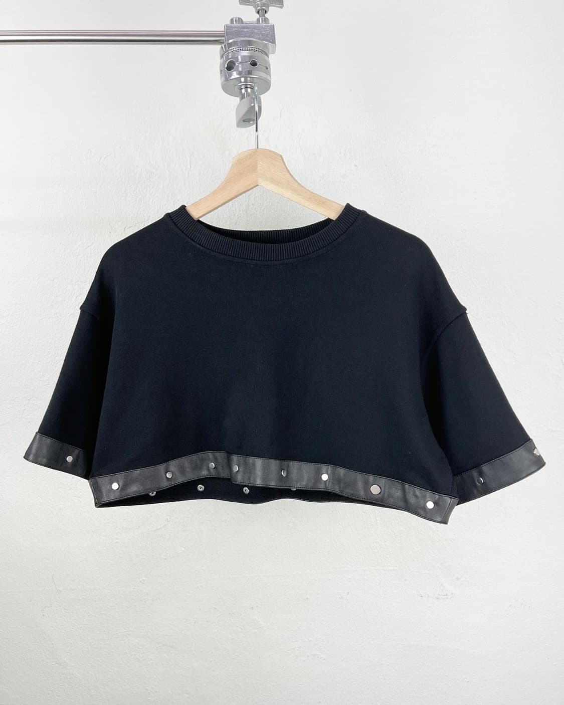 디젤 블랙 세퍼레이트 코튼 스웻셔츠 상품이미지6