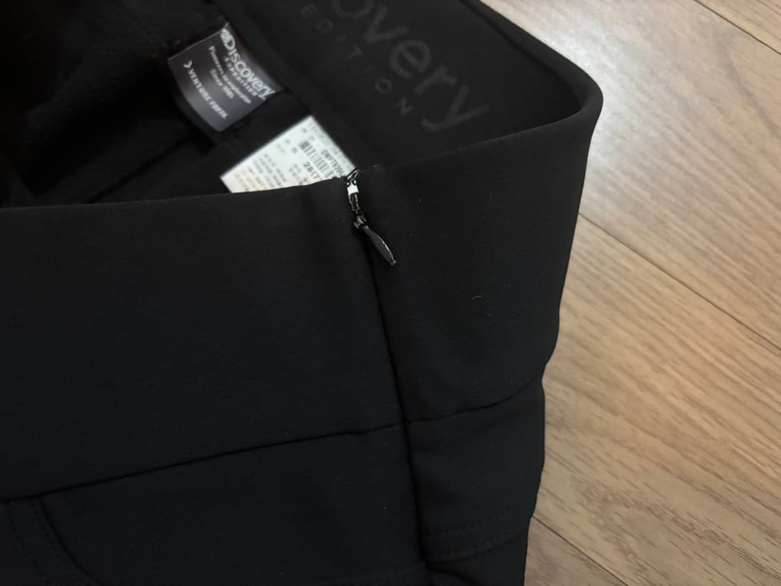 새상품급 디스커버리 와이드밴딩 사이드지퍼 기모팬츠 여 28 상품이미지6