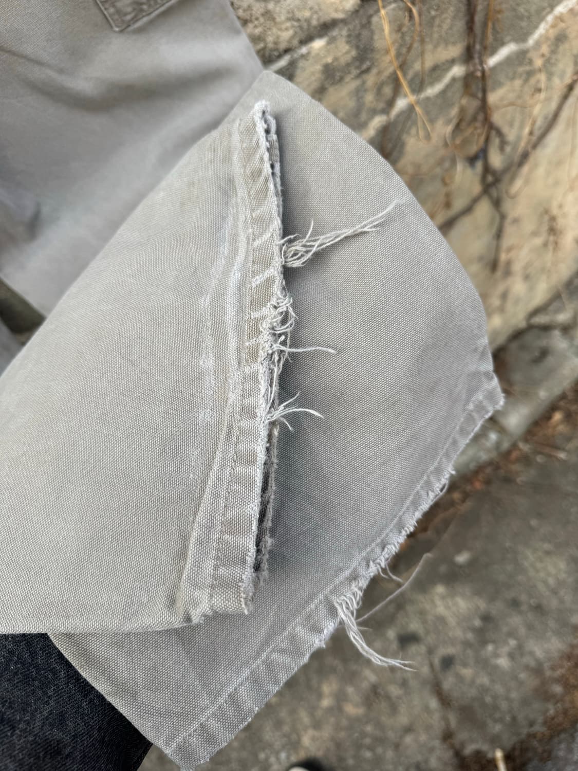 칼하트 빈티지 b11 des 싱글니 카펜터 워크 팬츠 그레이 상품이미지7