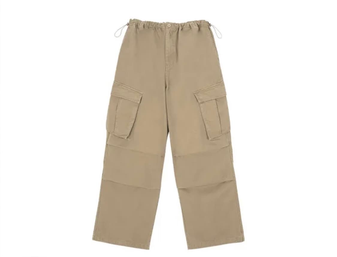 에즈이프캘리 파라슈트 카고 팬츠 베이지 상품이미지3