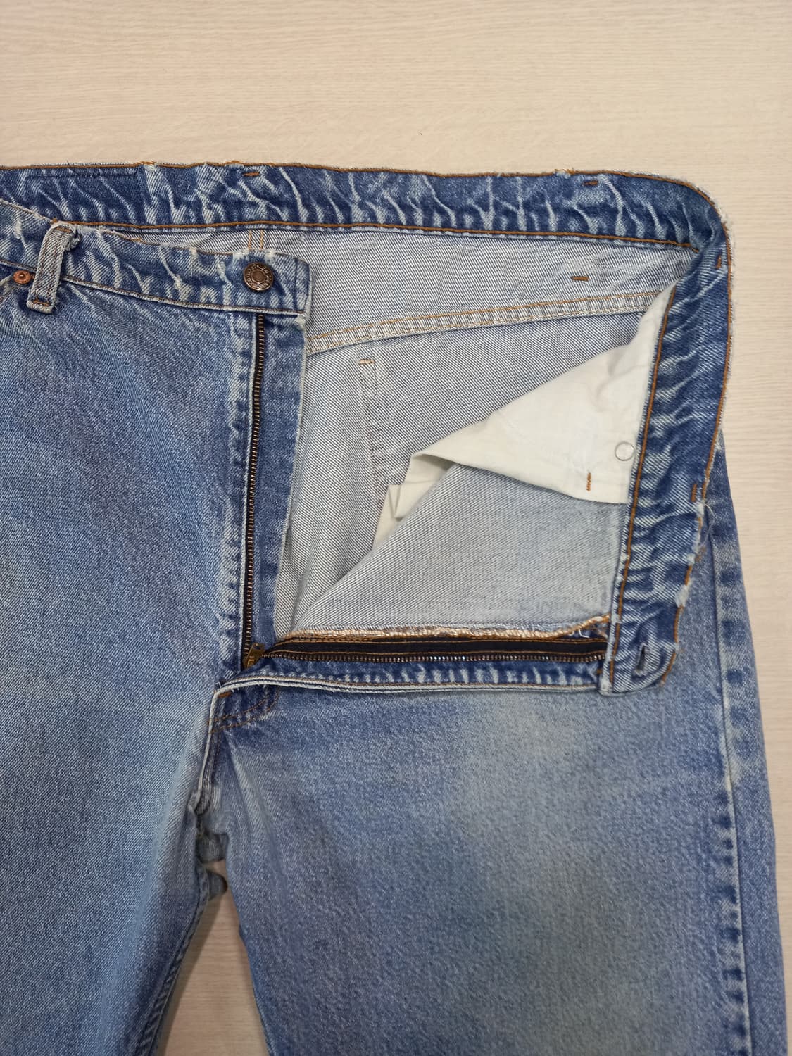 42 90's 리바이스505-0217USA 오렌지탭 테이퍼드진 42-01 상품이미지7