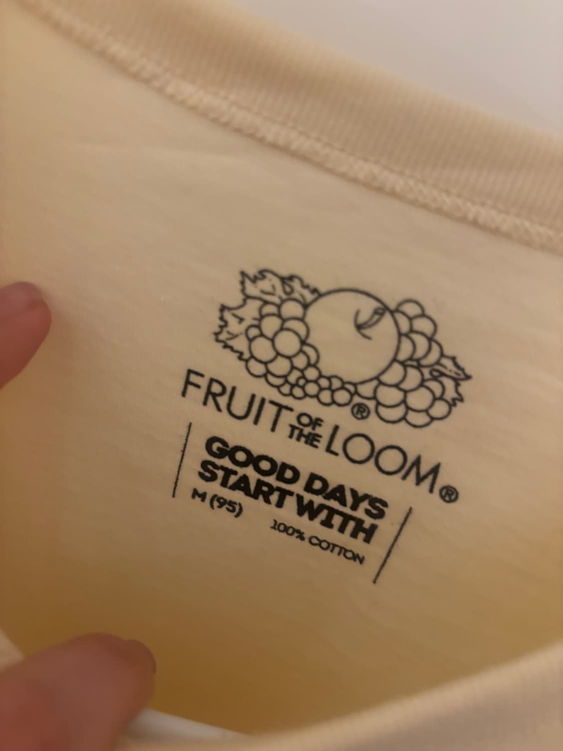 프룻오브더룸 티셔츠 (미착용 새상품) 상품이미지4