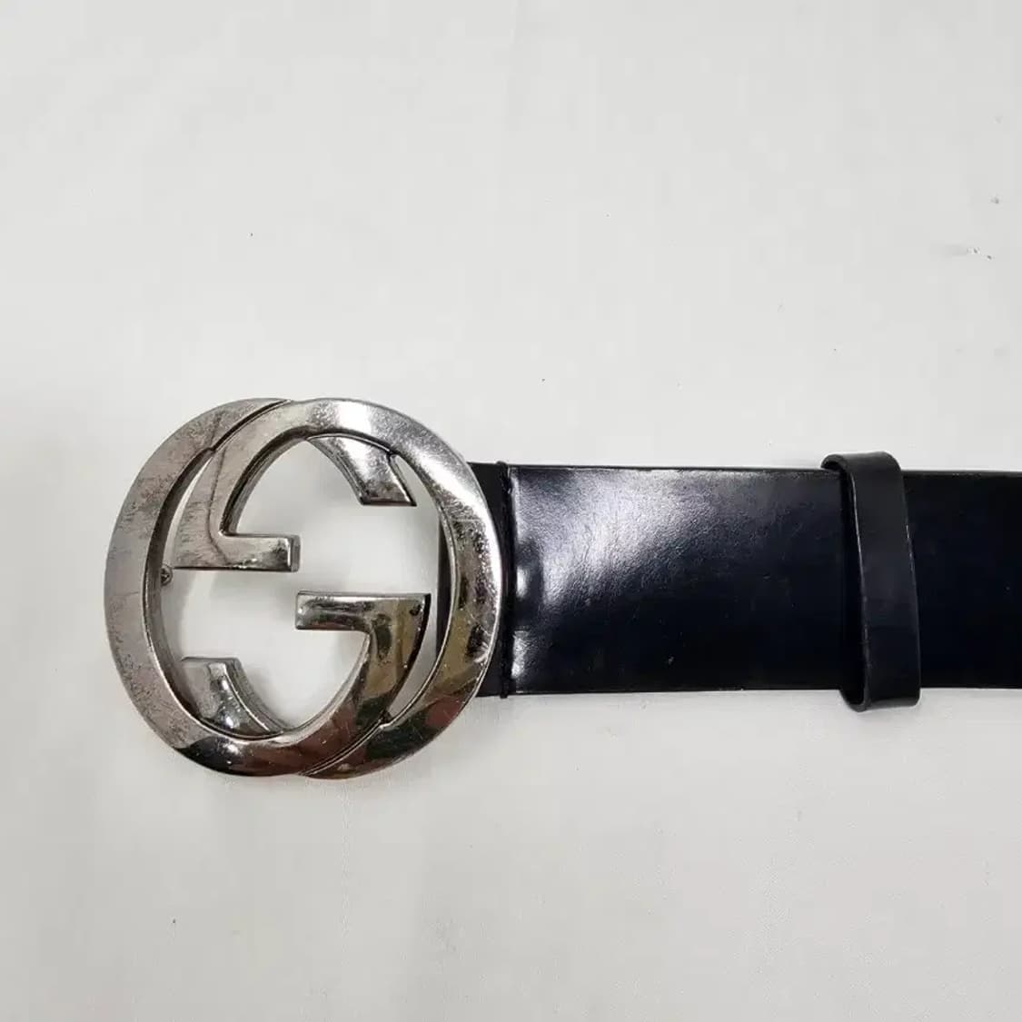 구찌 인터로킹 G 버클 벨트 블랙 상품이미지3