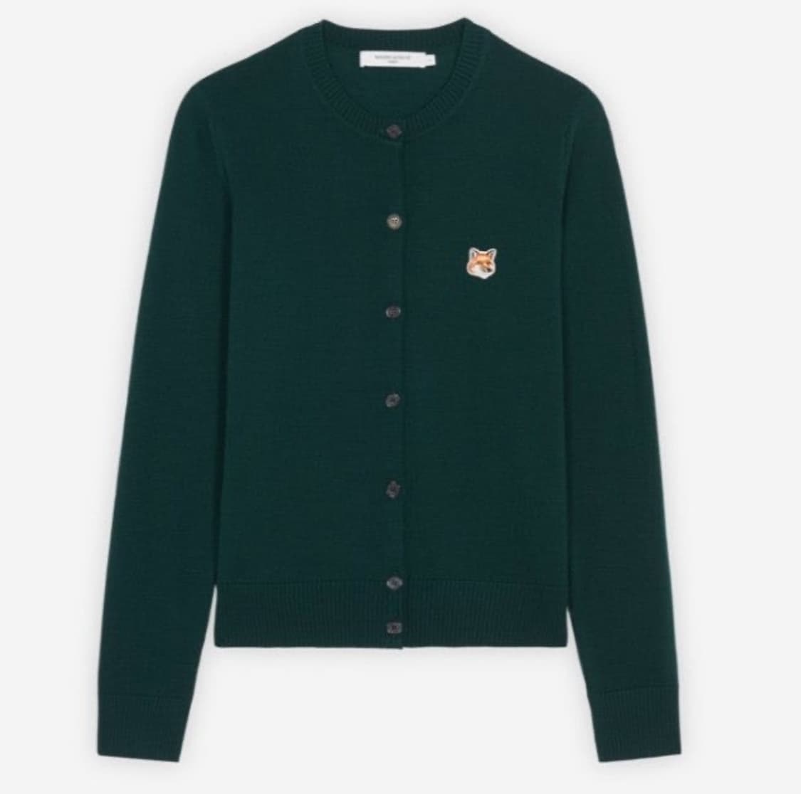 메종키츠네 폭스헤드 가디건 딥그린 S 상품이미지1