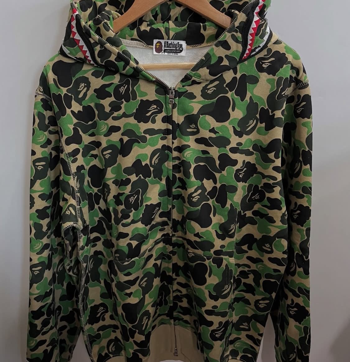 베이프 녹계,황계 후드집업 상품이미지5