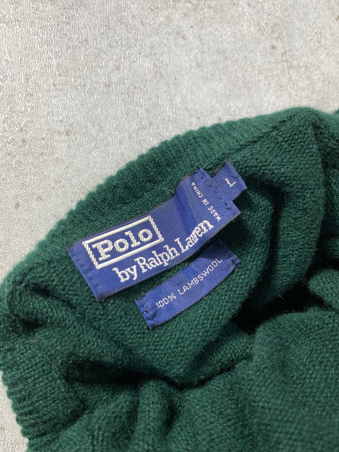 [L] 90s Polo 폴로 랄프로렌 램스울 터틀넥 니트 상품이미지5