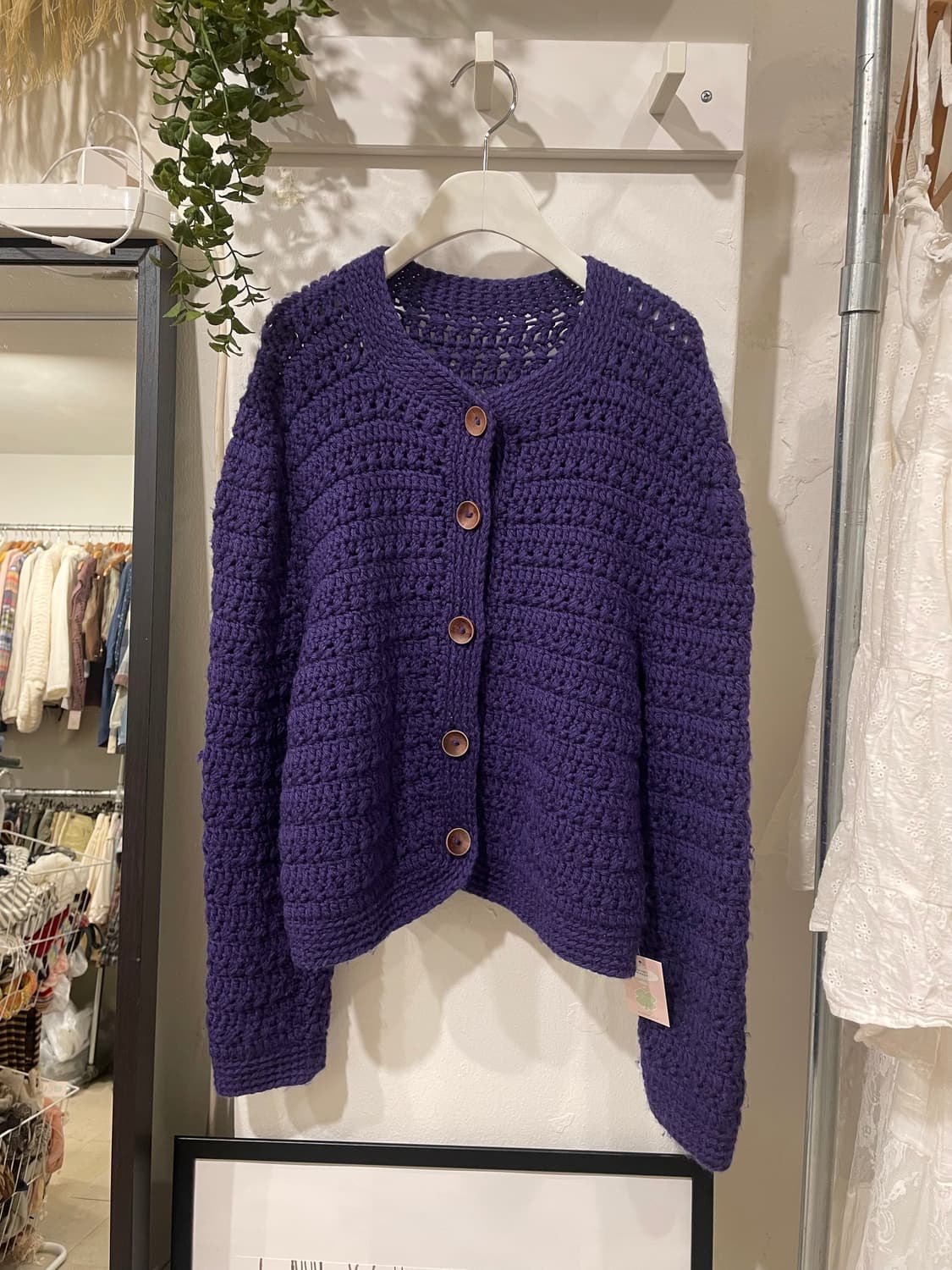 핸드메이드 짜임 가디건 상품이미지6