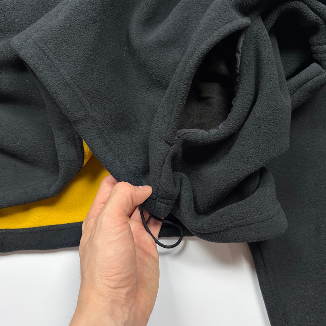 (107) 엘엘빈 Solon 플리스 풀오버 블랙 상품이미지7