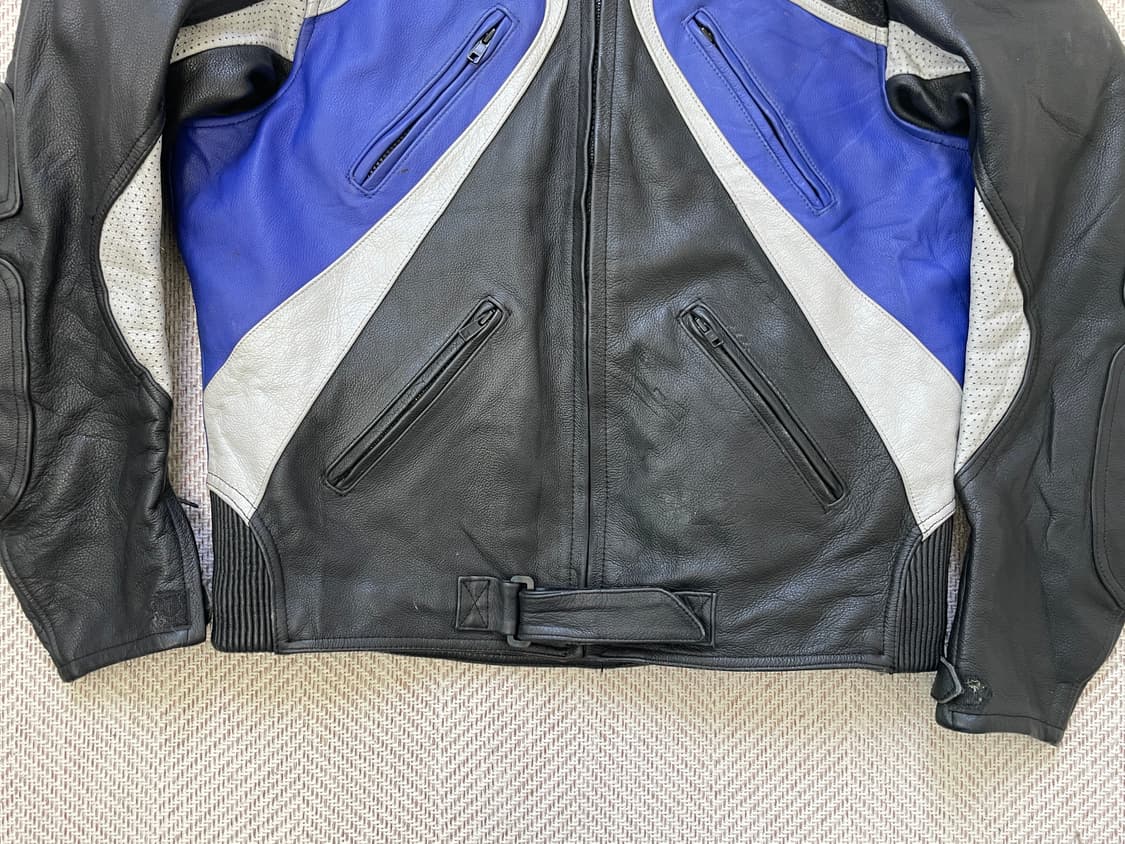 빈티지 레이싱 레더 보호구 라이더자켓 J04219 상품이미지2