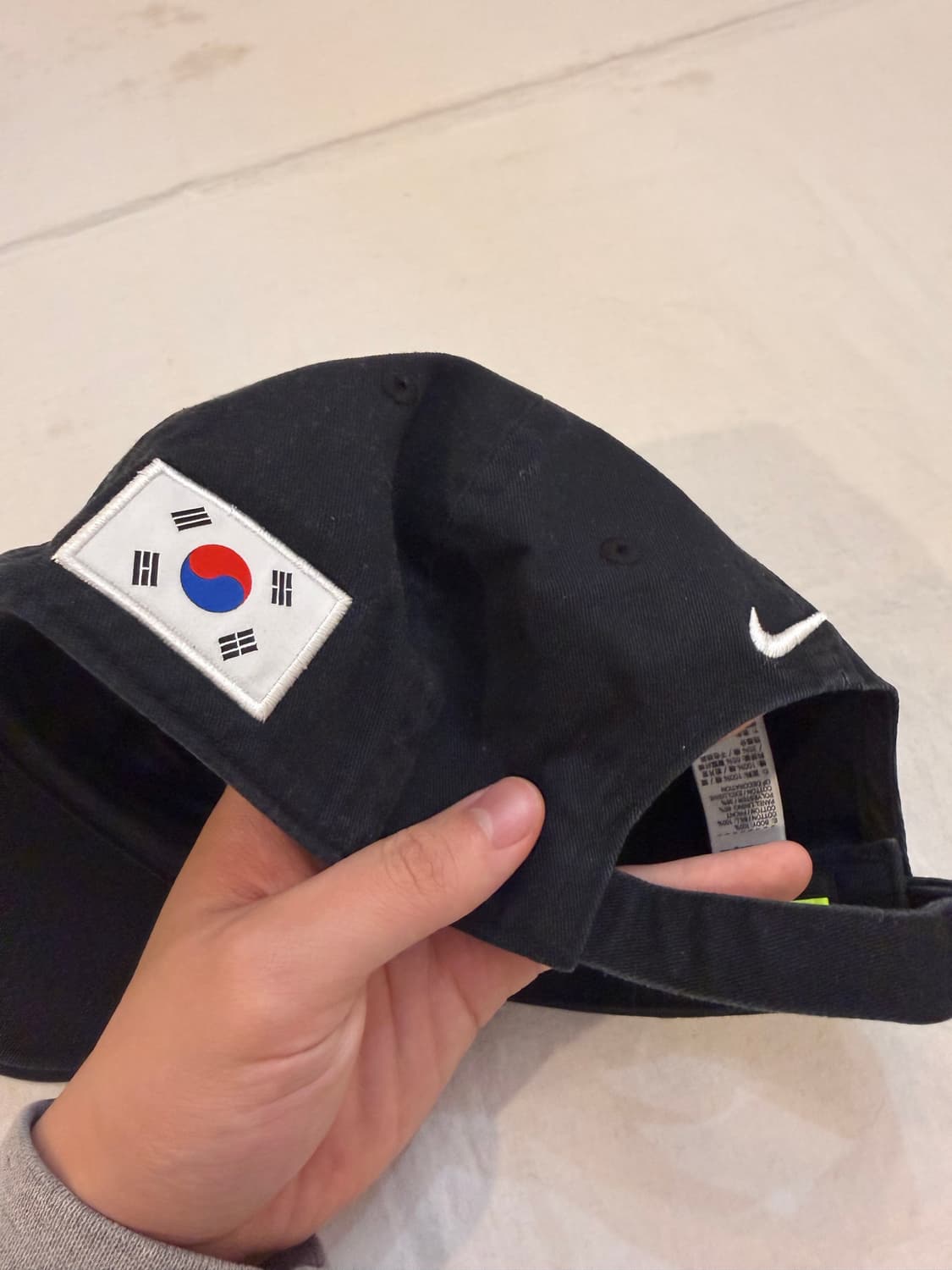 나이키 코리아 한정판 푸추라 볼캡 블랙 상품이미지2