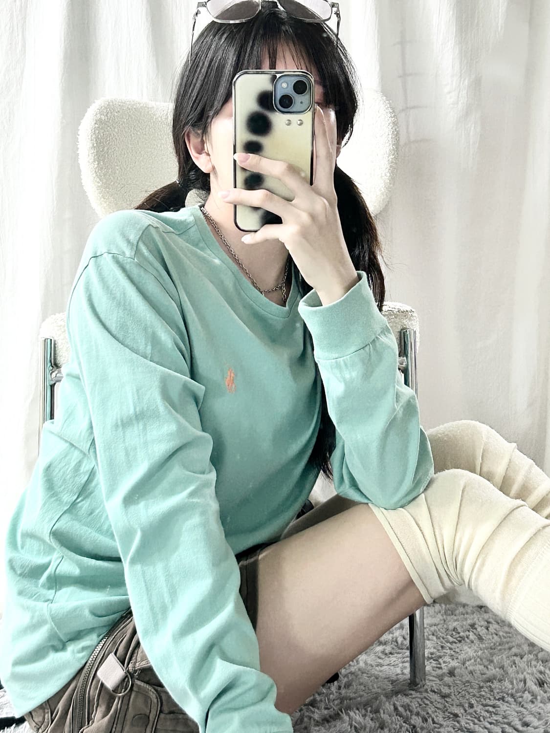 폴로 피스타치오 롱슬리브 상품이미지2