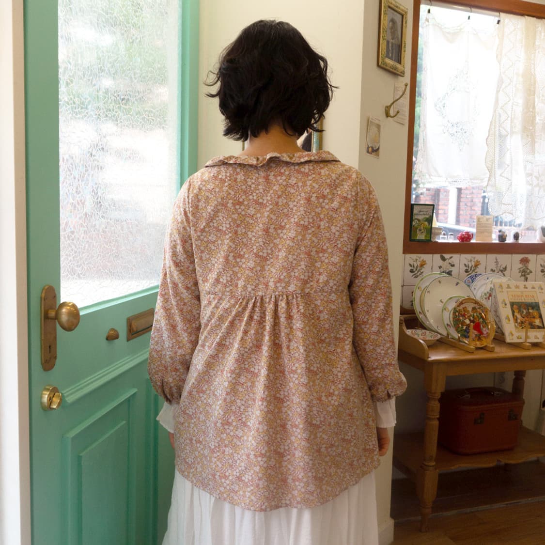 [earth music&ecology] 꽃바구니 블라우스 상품이미지10