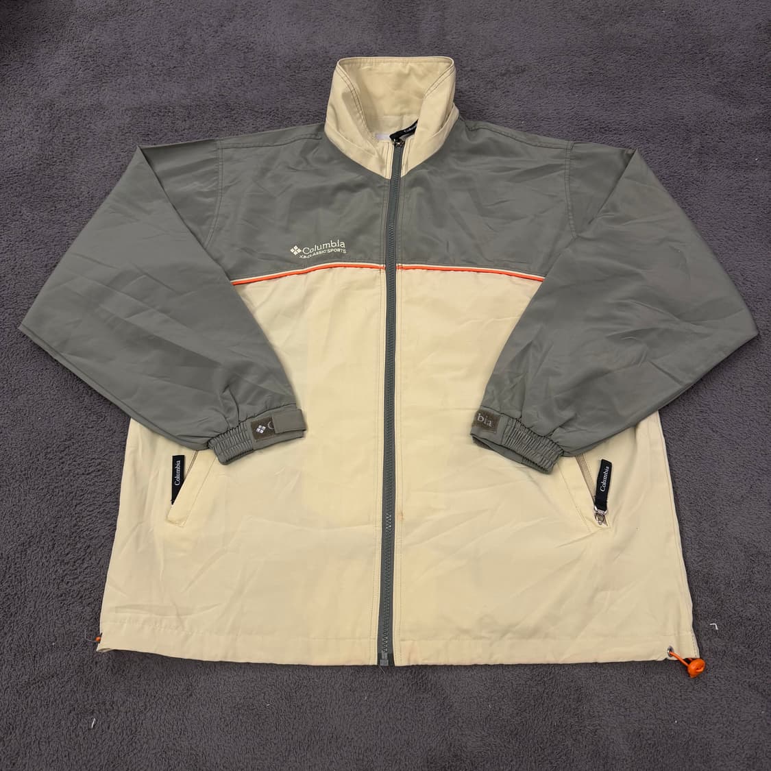 [ 정품/95 ] 컬럼비아 올드스쿨 배색 바람막이 자켓 상품이미지2