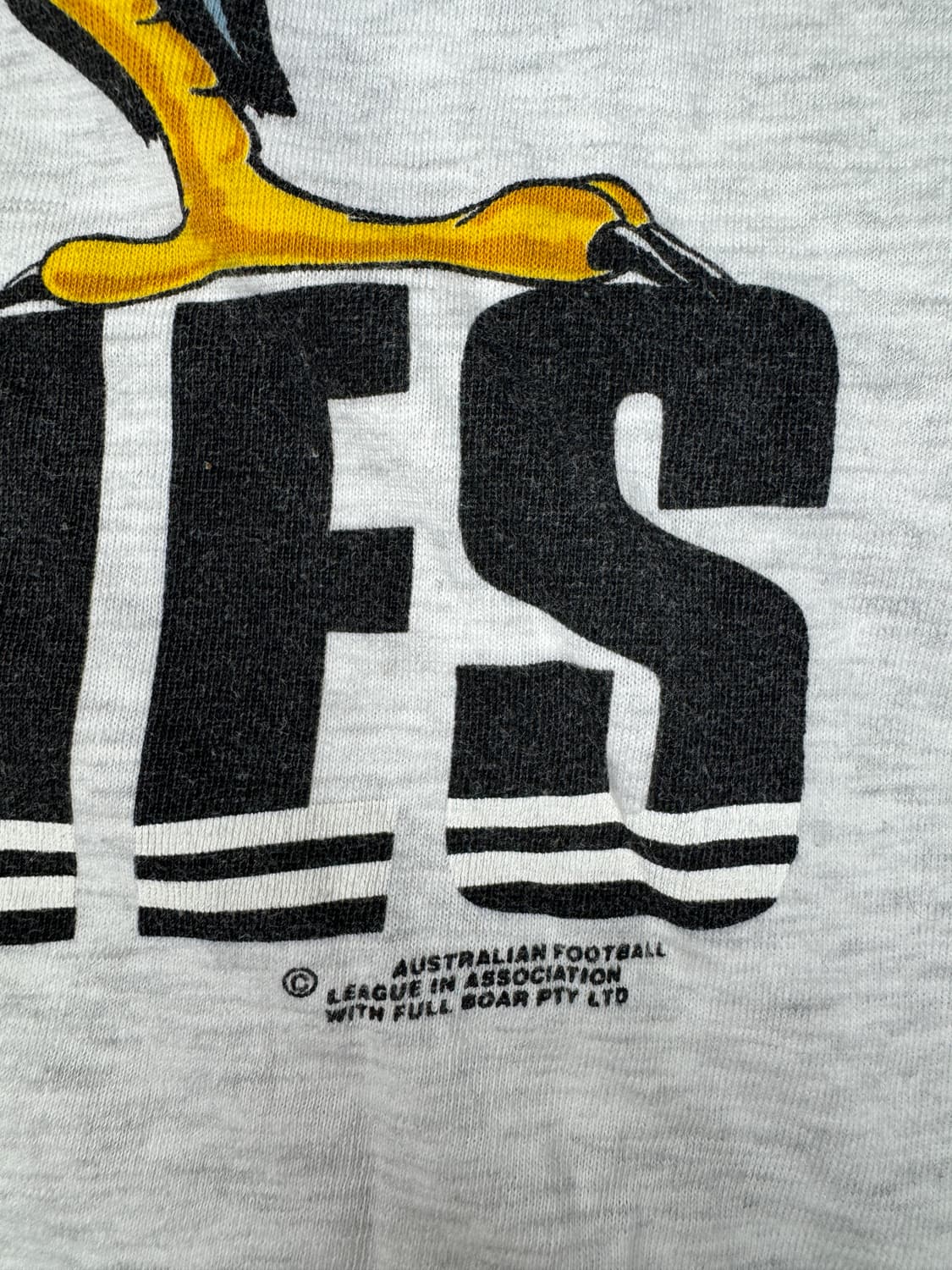 빈티지 90s AFL 콜링우드 맥파이스  티셔츠 XL 상품이미지3