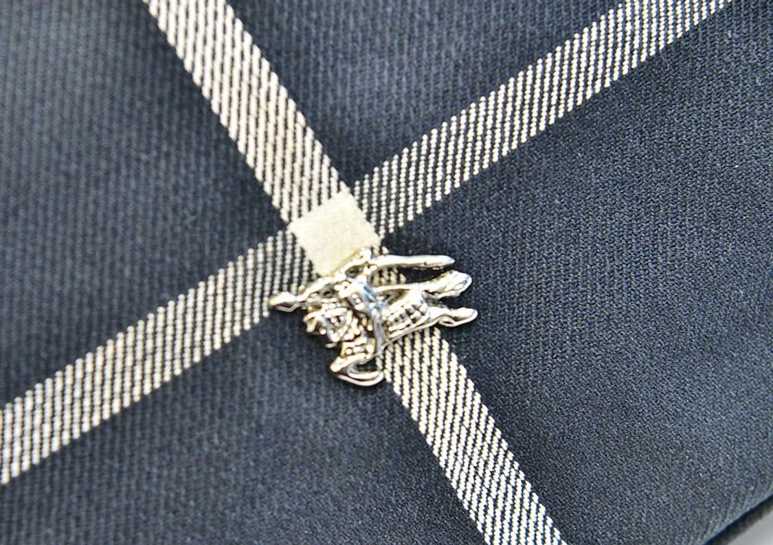 버버리 블랙 체크 패턴 미니백(정품) 상품이미지6