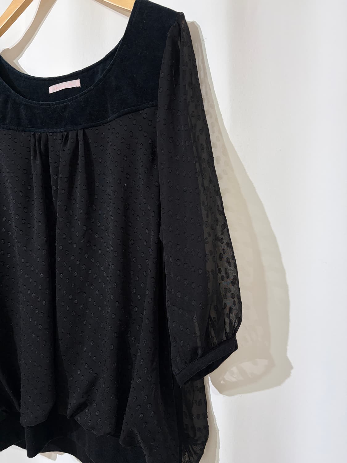 vintage dot blouse 상품이미지3