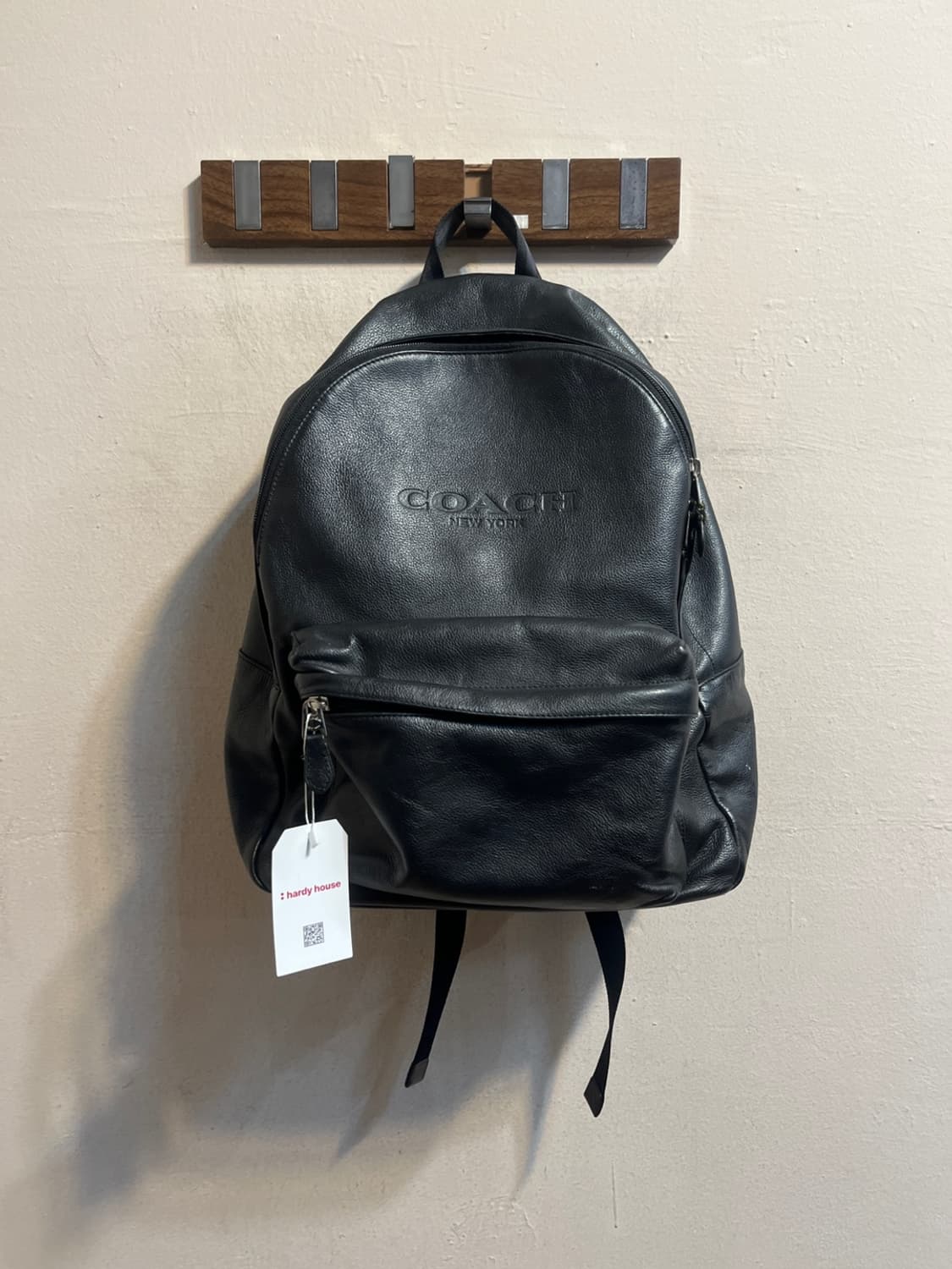 코치 찰스 레더 백팩 상품이미지1