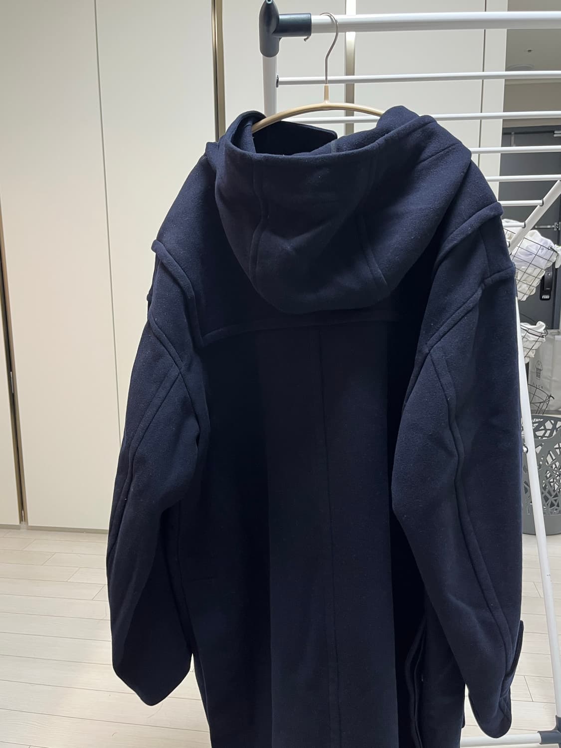 유니클로x질샌더 더플코트 네이비 XL 상품이미지3