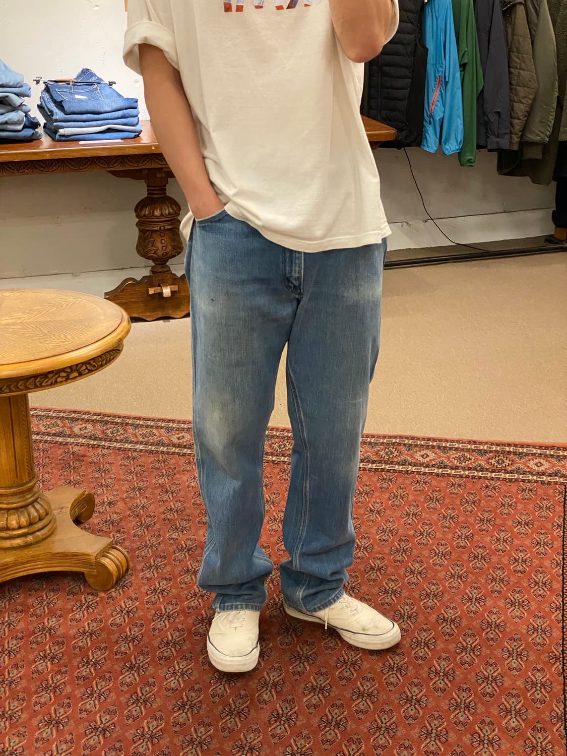 80-90s USA 랭글러 데님 팬츠 (34inch) 상품이미지2