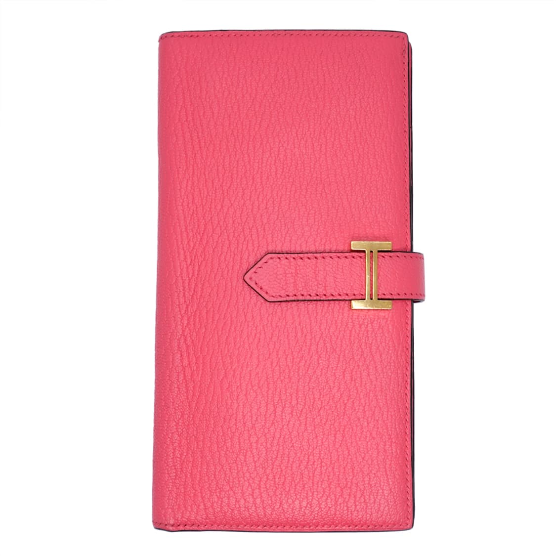 에르메스 베안 소플렛 딥로즈 핑크 쉐브레 마이소르 금장 장지갑 상품이미지1