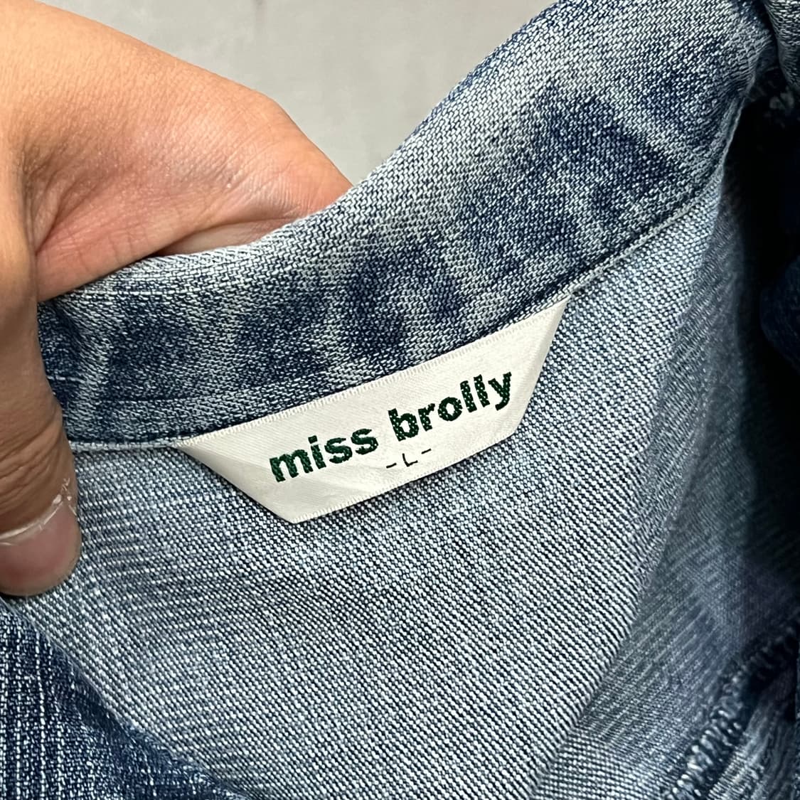 Miss Brolly 집업 데님 자켓 v18036  상품이미지6
