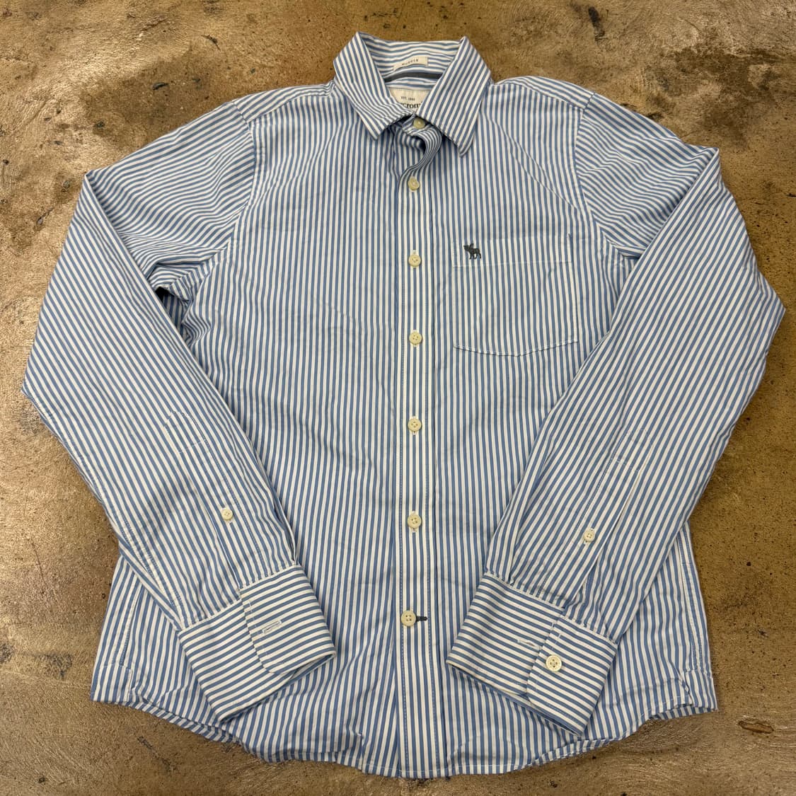 [정품/S] 아베크롬비 스트라이프 셔츠 b18 상품이미지2