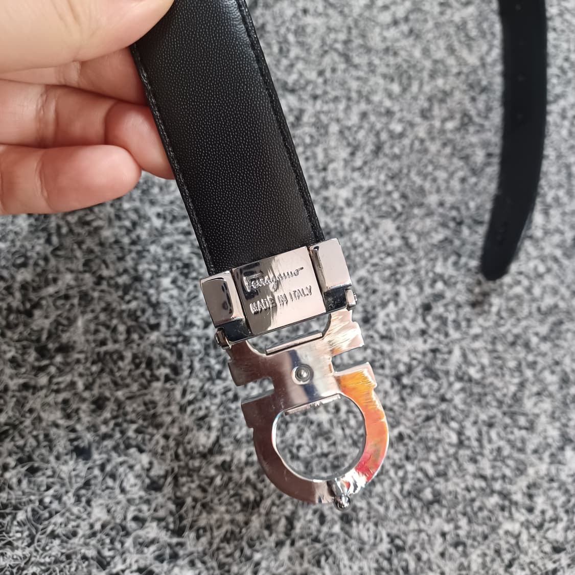 페라가모 이태리 벨트 블랙 상품이미지2