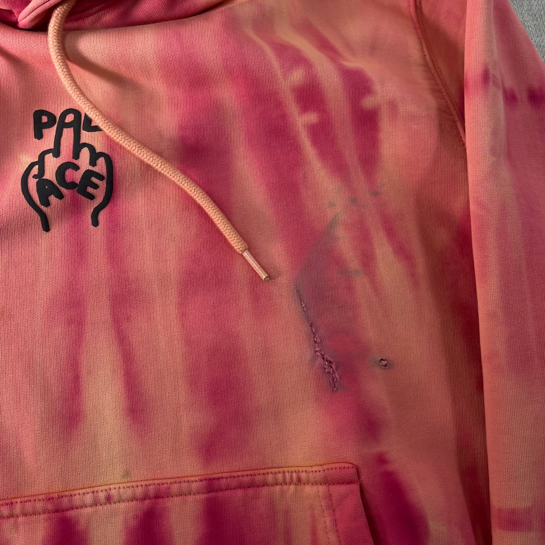 100 팔라스 핑거 업 타이다이 후드티 상품이미지4