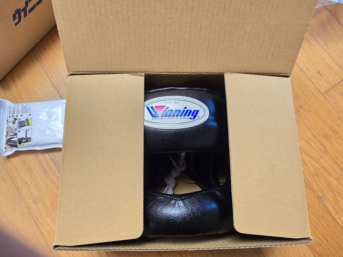 위닝 코보호 복싱 헤드기어 블랙 L 판매 상품이미지3