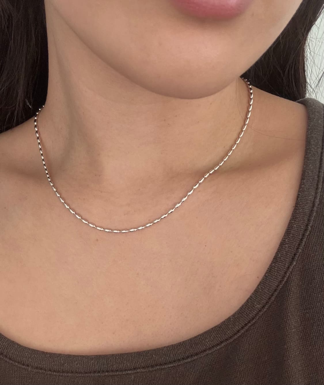 Silver925 은볼목걸이 상품이미지1