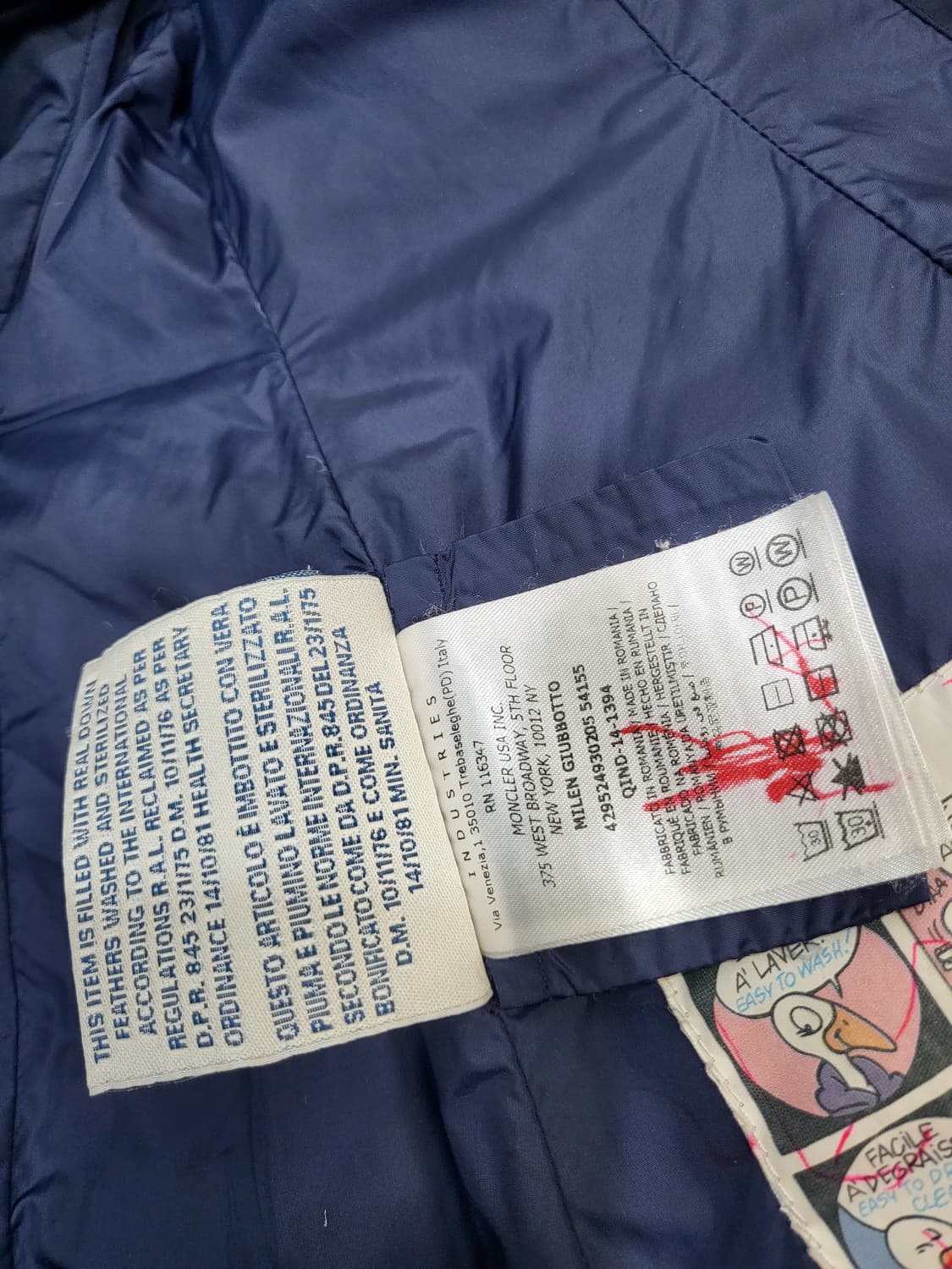 몽클레어 키즈 롱패딩 정품 3세용  상품이미지9