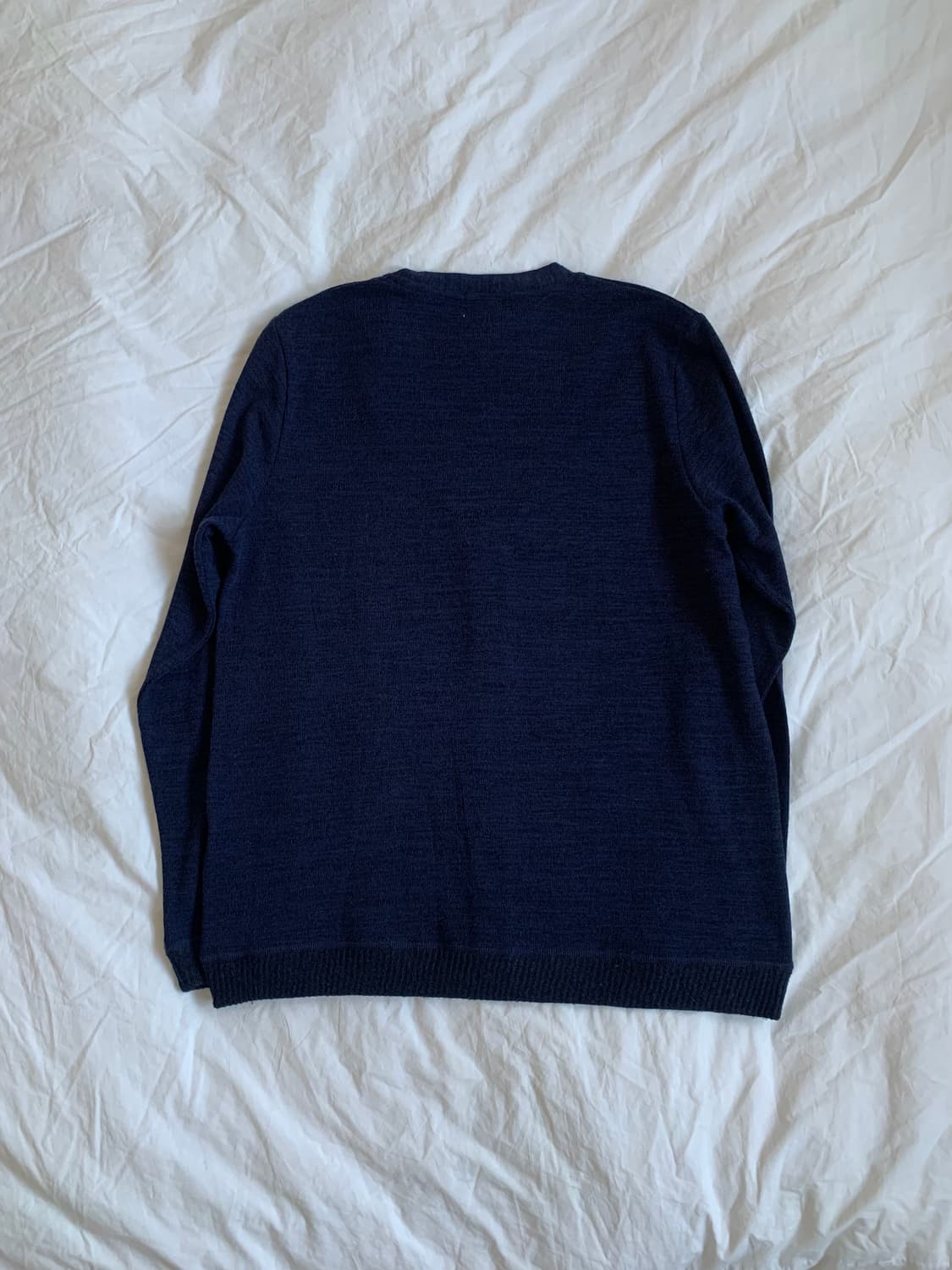 네이비 우드 가디건 상품이미지6