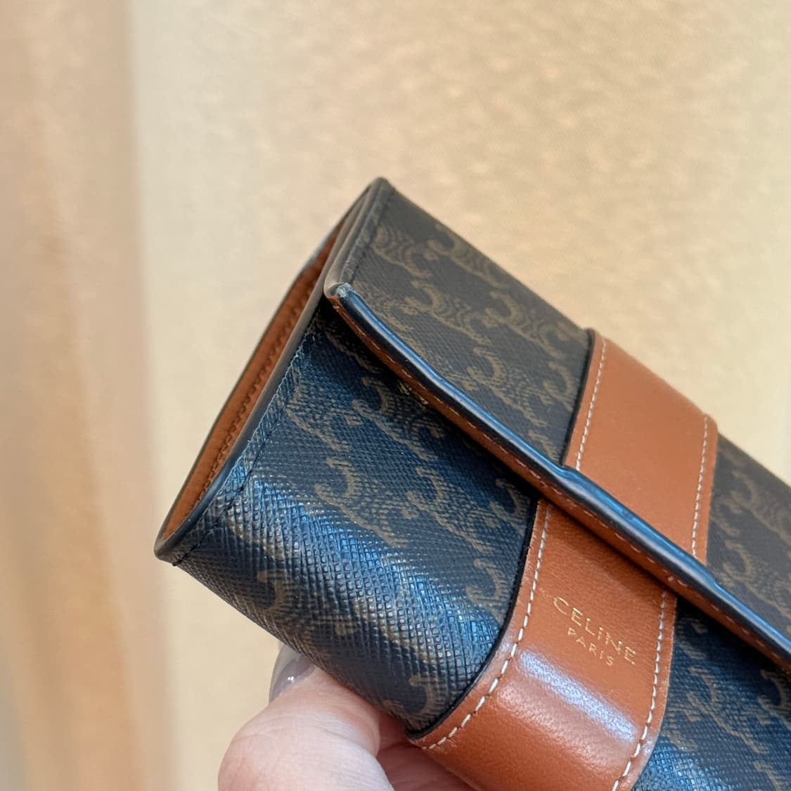 셀린느 정품 트리오페 트리폴드 여성 반지갑 상품이미지3