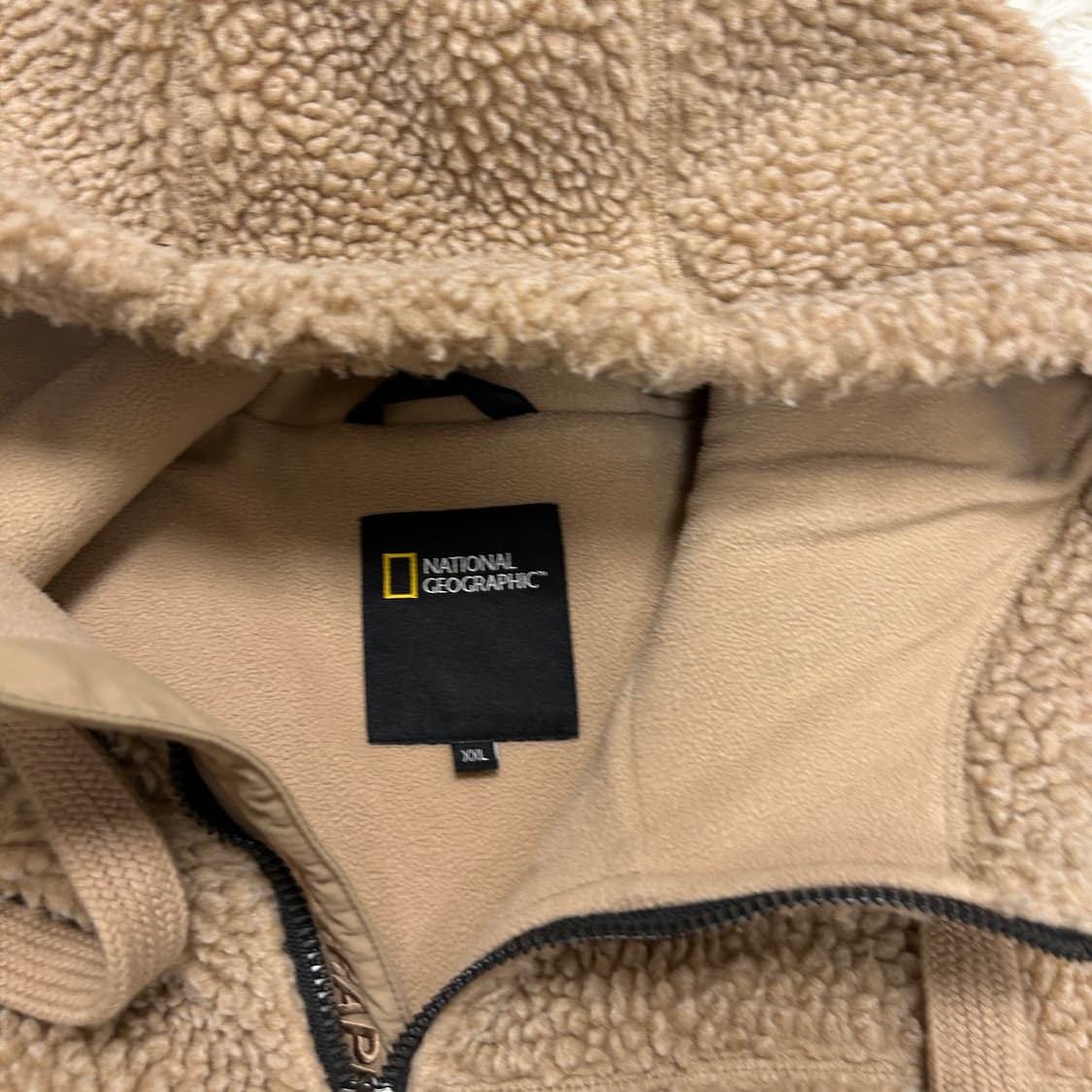 National Geographic Beige Fleece Jacket  상품이미지6