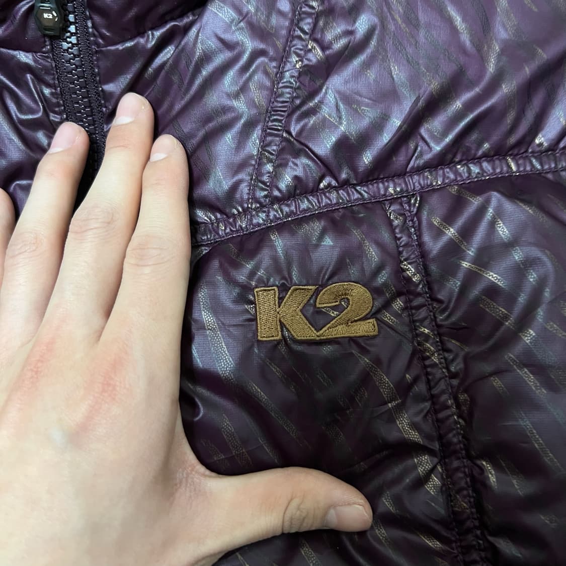 K2 케이투 로고 구스다운 경량패딩 M/95  상품이미지3