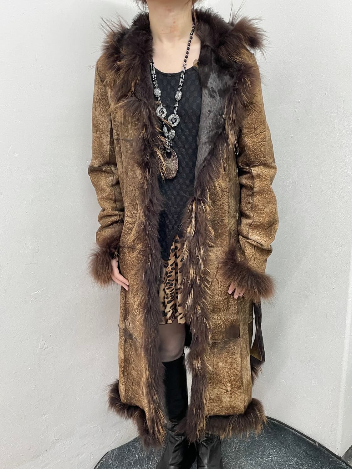 그런지페어리 라쿤 폭스 무스탕 퍼자켓 상품이미지7