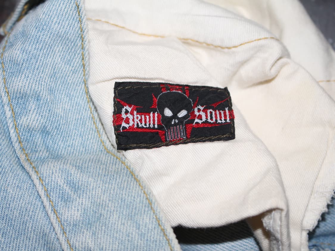 Skull Soul Overfit Wide Light Denim  상품이미지8