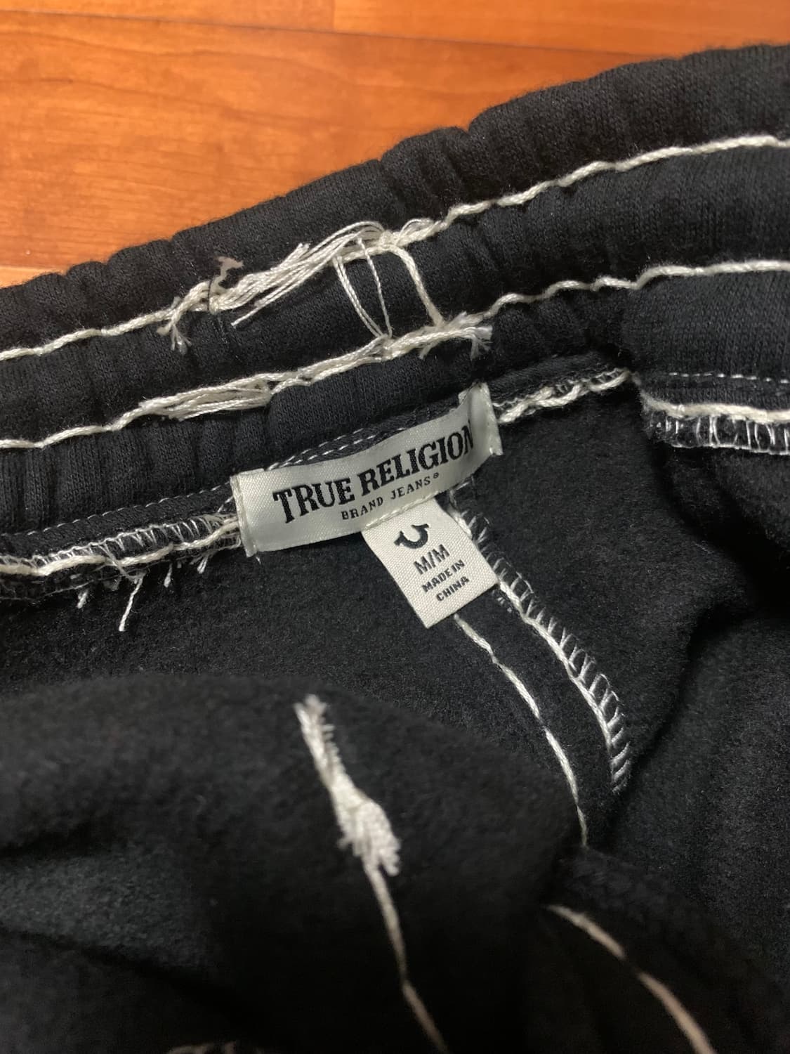 [M,L] 트루 릴리젼 Super T 와이드 스웻팬츠 상품이미지4