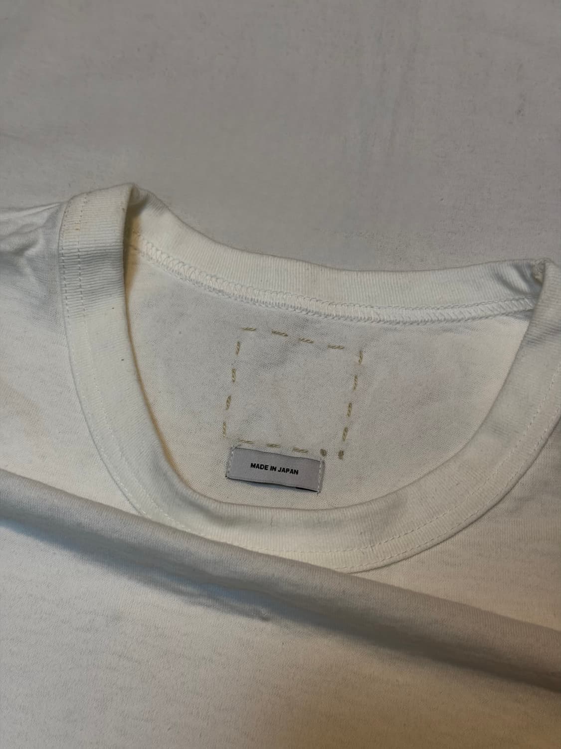 비즈빔 VISVIM 포켓 디테일 티셔츠 화이트 상품이미지5