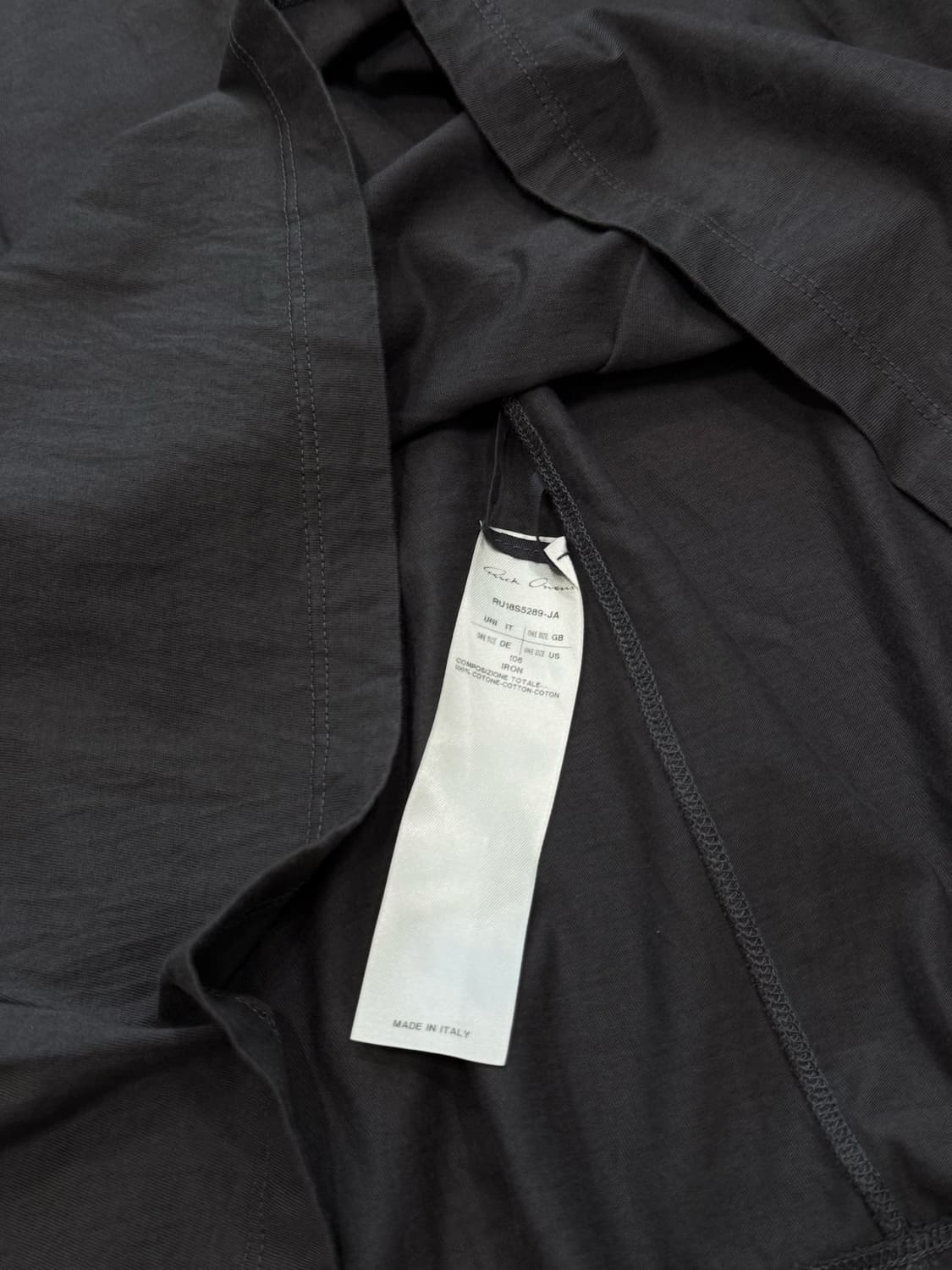 릭오웬스 18ss DIRT 슬리브리스 상품이미지7