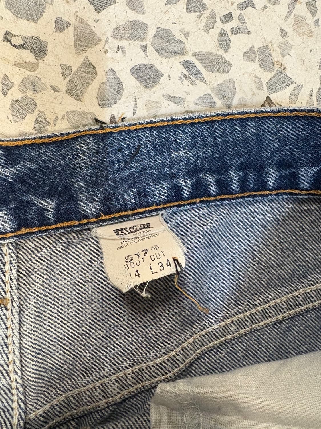 MADE IN USA 🇺🇸 00's 리바이스 517 부츠컷 블랭크탭 상품이미지9