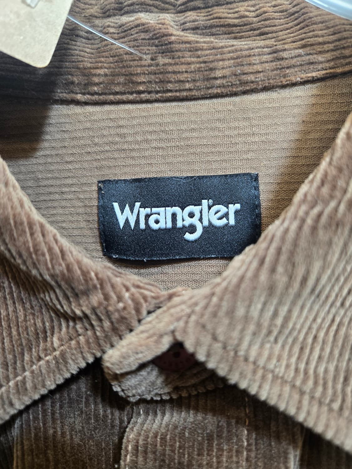 랭글러 코듀로이 브라운셔츠 상품이미지2