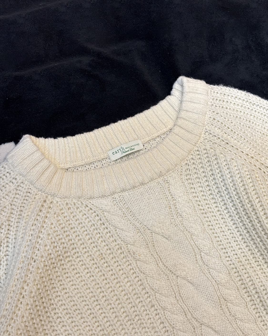 일본빈티지 언발란스 절개 니트 상품이미지6