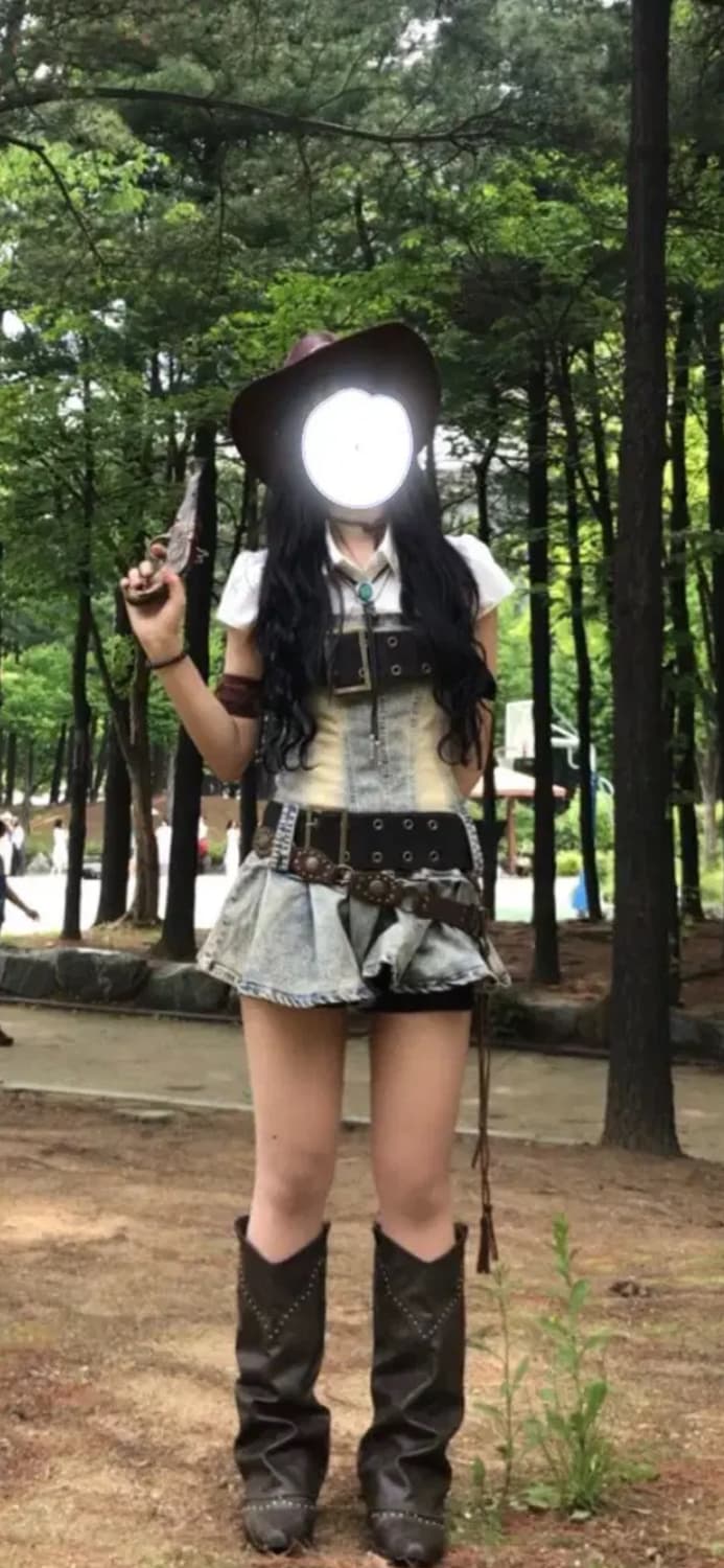 컨셉졸사 졸업사진 카우걸 해적 의상대여 !!퀄리티 최상!! 풀착장 세트 상품이미지1
