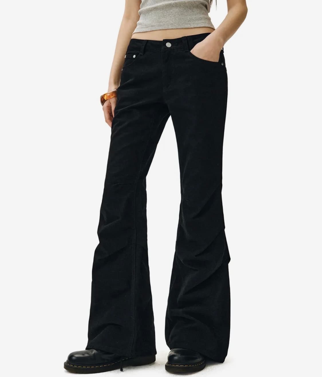 데케트 우먼 Flared Shirring Pants 셔링팬츠 상품이미지1
